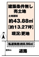 近鉄「向島」駅まで徒歩8分！
前道ゆったり約6ｍ！南向きの為、陽当り良好です♪
交通量も少なく、小さなお子様も安心！