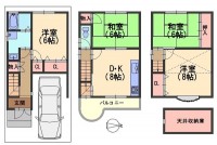 前道広々6.2ｍ！東西空きにつき開放感有！
全室6帖超の4DK！室内丁寧にご使用されています♪