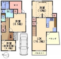 平成21年建築！防音室完備！室内丁寧にご使用されています☆
前道広々6ｍ！普通車駐車可能です！
第二向陽小学校まで徒歩5分とお子様の通学にも安心の近さ！