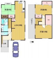メータモジュール採用！全居室６帖以上の３ＬＤＫ！
周辺施設も充実で生活便利な立地♪リフォームのご相談も承ります！
阪急『西向日駅』まで徒歩９分！