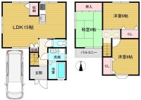 向日市、伏見区、南区の不動産なら<br>センチュリー21ユニバーサルホームサービス向日町店へ！ リフォーム歴のあるお家！全居室６帖以上の３ＬＤＫ！
阪急『洛西口駅』まで徒歩１４分！１ＢＯＸ駐車可能！
徒歩圏内に商業施設充実で生活に便利♪