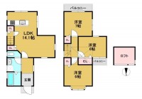 ２０２５年４月リフォーム済！
安心・安全のオール電化住宅！ロフト付豊富な収納スペース！
全居室６帖以上とゆとりのある間取り！雨の日も安心のカーポート付き駐車場！