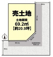建築条件無土地☆お好きな工務店・ハウスメーカーで建築可能！
阪急『東向日駅』とＪＲ『向日町駅』の駅近２ＷＡＹアクセス！
南東角地につき、陽当たり・通風良好！