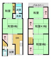 向日市、伏見区、南区の不動産なら<br>センチュリー21ユニバーサルホームサービス向日町店へ！ 阪急『西山天王山駅』まで徒歩７分と通勤・通学にも便利な立地！
閑静な住宅地！駐車スペースあり(車種による)！
徒歩圏内に生活施設が充実で生活便利♪
