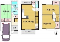 ２０２５年８月室内リフォーム完成予定！
全居室６帖以上の３ＬＤＫ！南向きにつき陽当たり良好！
周辺交通量も少ないのでお子様の通学も安心！
