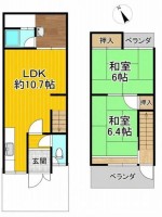 向日市、伏見区、南区の不動産なら<br>センチュリー21ユニバーサルホームサービス向日町店へ！ 即引渡し可能！南向きのお家！
収益物件や建替え用地としてもご検討可能！
スーパーやコンビニまで徒歩５分圏内！