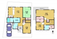 向日市、伏見区、南区の不動産なら<br>センチュリー21ユニバーサルホームサービス向日町店へ！ 全居室収納スペース完備の４ＬＤＫ！
玄関オートロック付き！南面バルコニーのため、陽当たり良好！
前道６メートルと駐車もラクラク♪