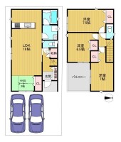 全７区画☆
安心の子育て環境、日々のお買い物にも便利な立地です☆
全居室収納可能！駐車２台可能！小中学校まで徒歩５分圏内とお子様の通学も安心です♪