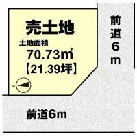 向日市、伏見区、南区の不動産なら<br>センチュリー21ユニバーサルホームサービス向日町店へ！ 南西角地で陽当たり・通風良好！
建築条件無し土地の為、お好きなハウスメーカー・工務店で建築可能！
前面道路ゆったり６ｍと駐車が苦手な方もラクラク♪