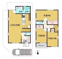 向日市、伏見区、南区の不動産なら<br>センチュリー21ユニバーサルホームサービス向日町店へ！ 南西角地で陽当たり・通風良好！低炭素住宅で太陽光パネルも搭載！
全居室６帖以上の３ＬＤＫ！
スーパーやコンビニ、ドラッグストアがすぐ近くで買物便利♪