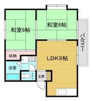 阪急『長岡天神駅』徒歩8分、JR『長岡京駅』徒歩10分の2WAYアクセス!
全室6帖以上の2LDK!
東向きで陽当たり良好!