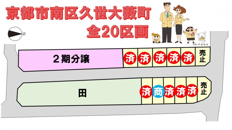 久世大薮町全20区画